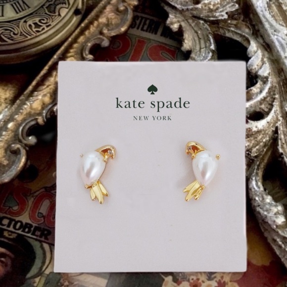 KATE SPADE • Spring Scene Love Bird Earrings - Picture 4 of 4